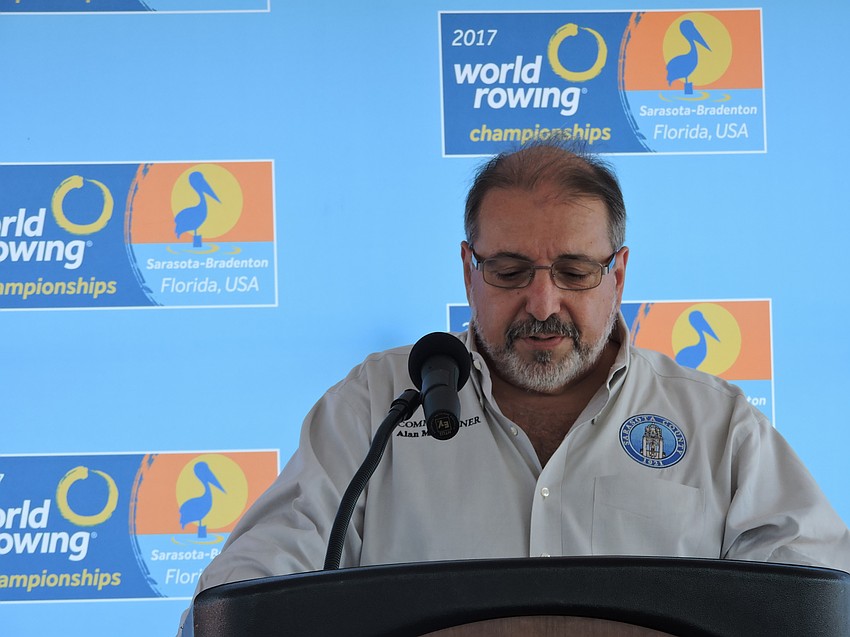 Sarasota County Commissioner Alan Maio said he remembered when Nathan Benderson Park was 