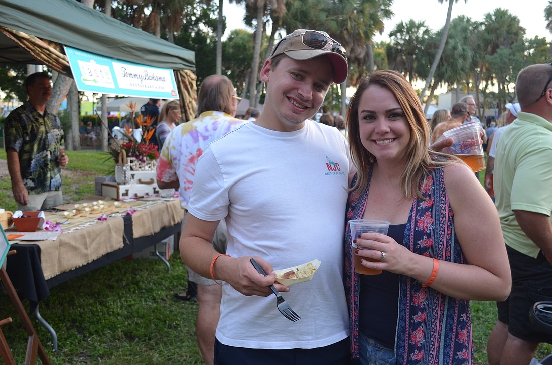 Danny and Madison Schork at last year's Taste of St. Armands.