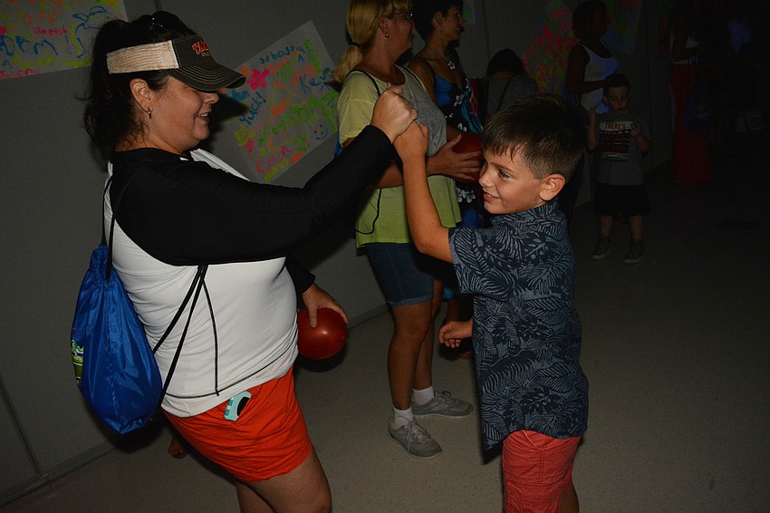 Shellie and William Harnetty dance the night away.
