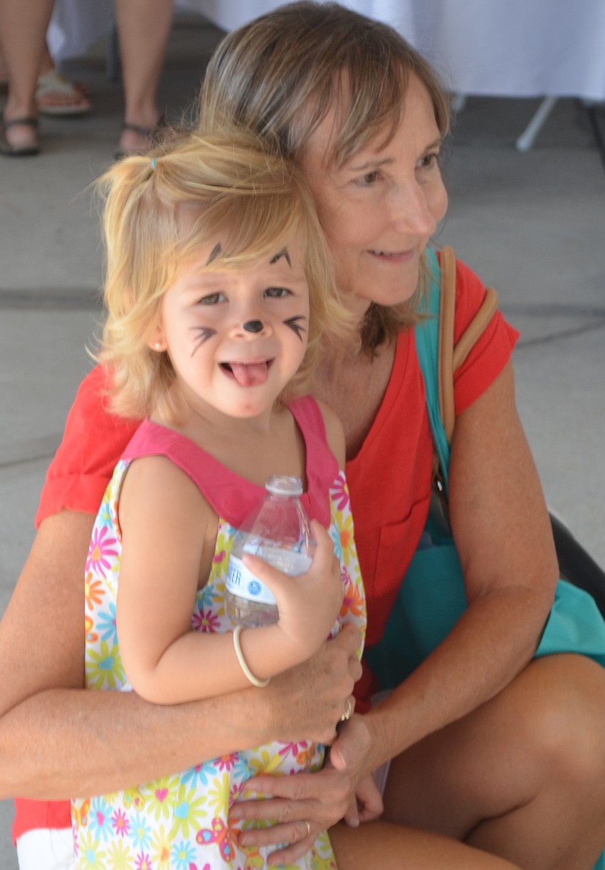 Panther Ridge's Debbie Hage has a great time with her granddaughter, 2-year-old Alisa Hage.