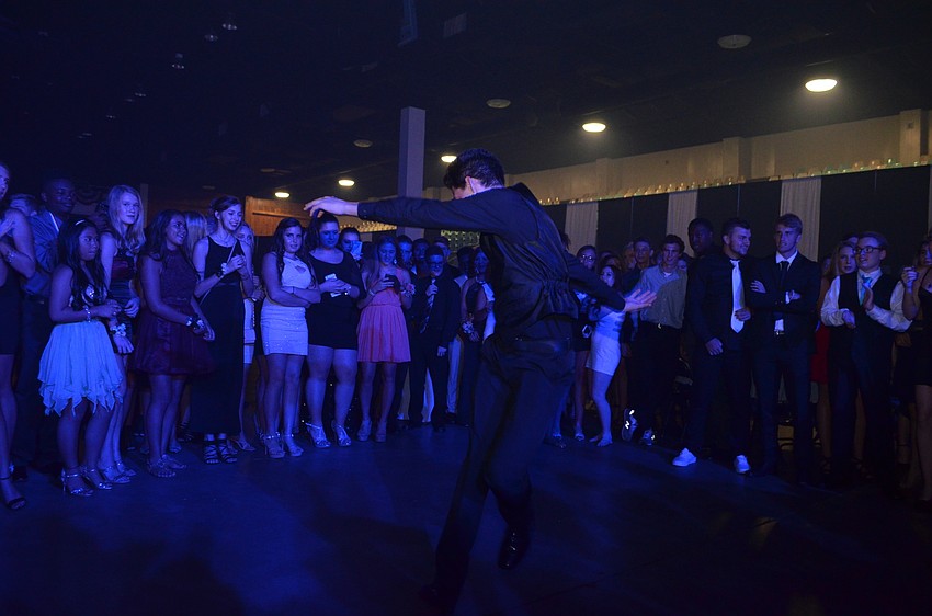 Chase Pinkins hops into the dance off.