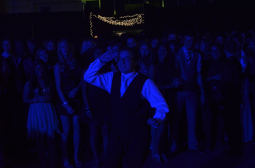 Jakob Dubin breaks it down in an impromptu dance battle.