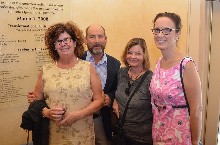 Julia and Matthew Winters with Laurie Kozbelt and Amy Grabowski.