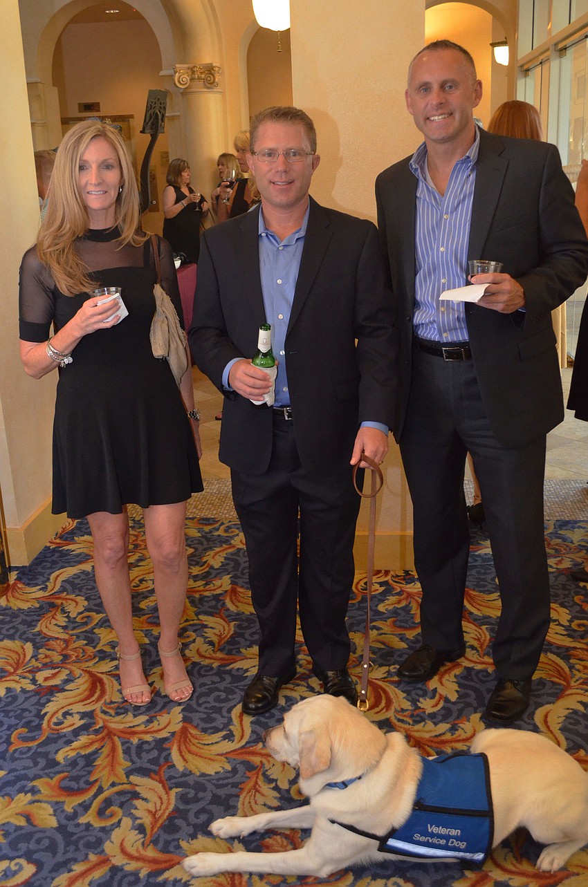 Dawn Mcknight, Morgan Watt and Jim Barge.