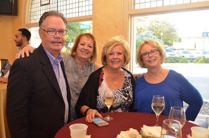 Ron and Cathy Thomas with Laura Bennawy and Kathy Riley.