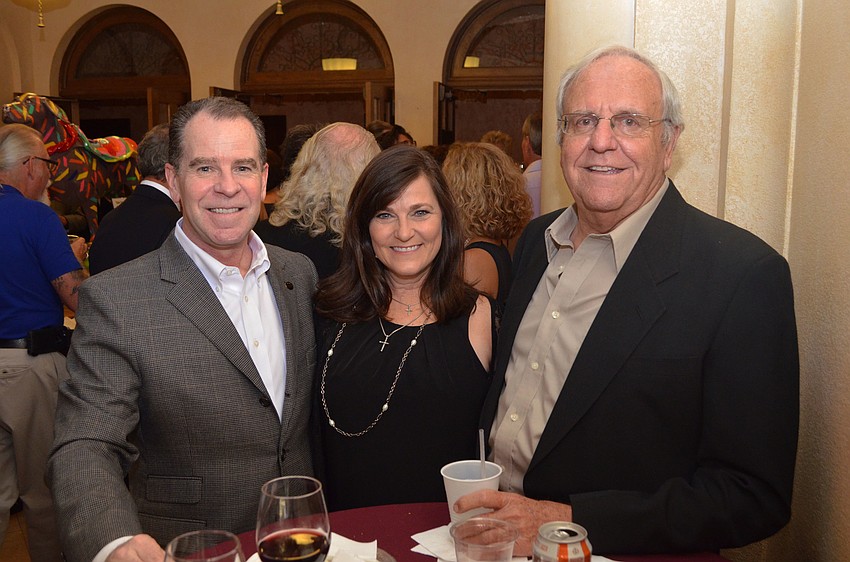 Shawn and Wendy Merriman with Fred Schadt.