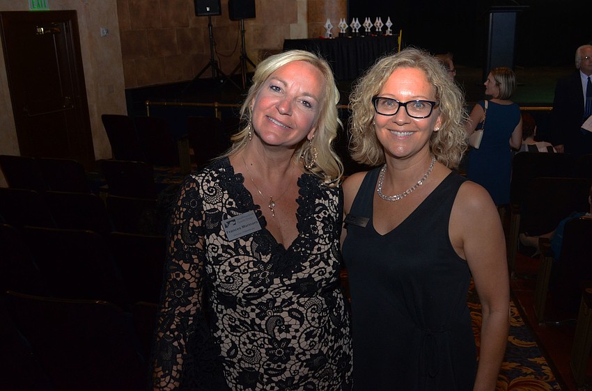 Southeastern Guide Dogs Director of Philanthropy Frances Mariano with Leslie Rowe, marketing and communications writer for Southeastern Guide Dogs.