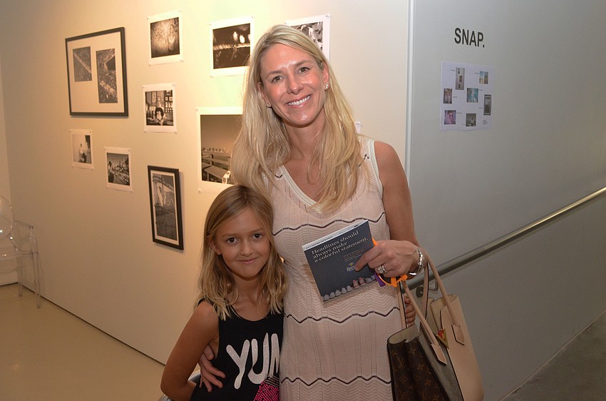 Ava, 8, and Maria Heise.