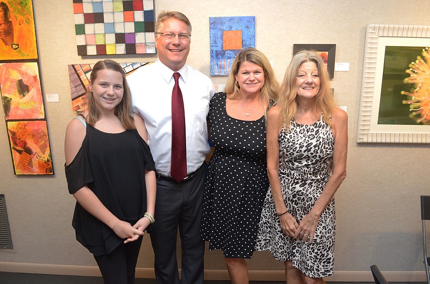 Bailey, Carl and Dorsey Olson with Jean Garner.