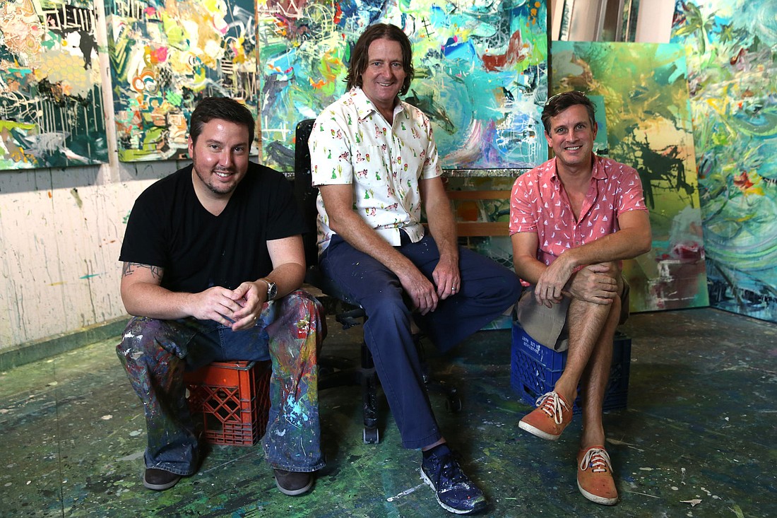 Tim Jaeger, Tom Stephens and Joseph Arnegger hope to capture the charm of Old Florida. Photo courtesy of Rich Schineller