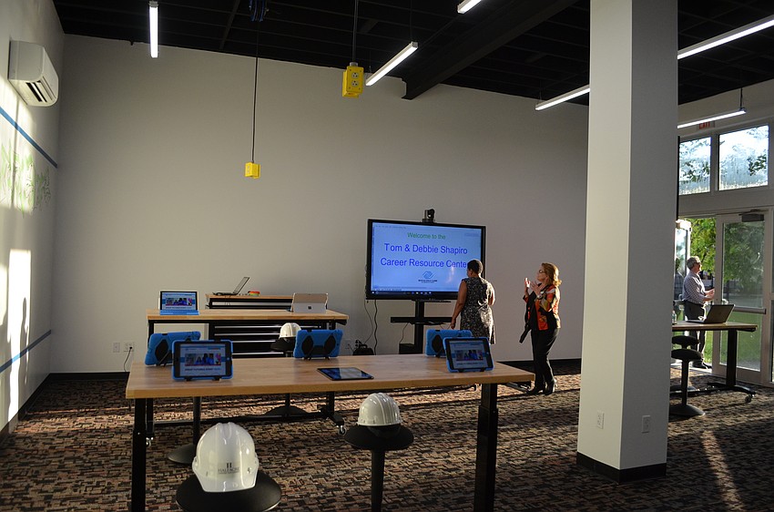 A peak inside the new Tom and Debbie Shapiro Career Resource Center.