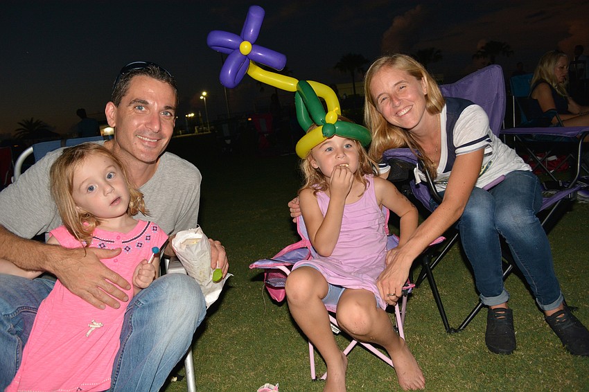 Sami, Bill, Alex and Michelle Bransfield live in Central Park.