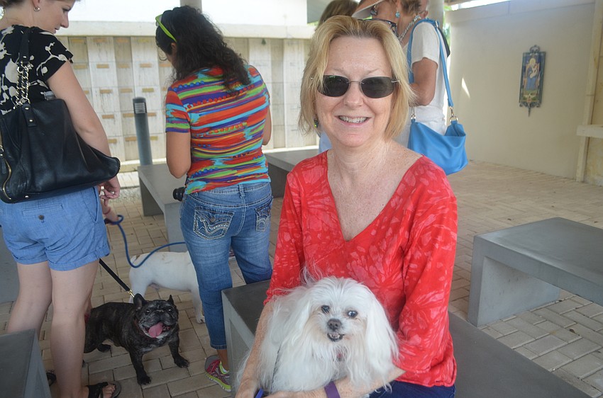 Mary Alice Seemeyer and Buddy, a 13-year-old maltese