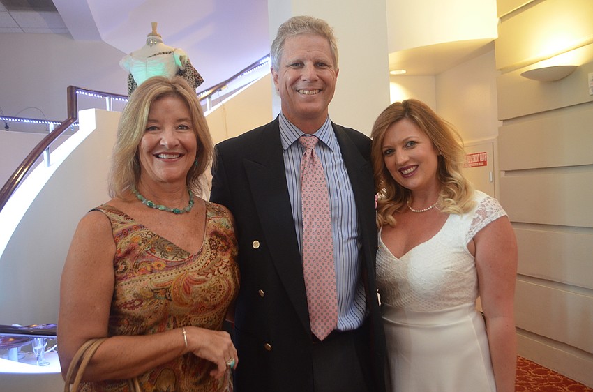 Laura and John Leeming with Kristin Oldham