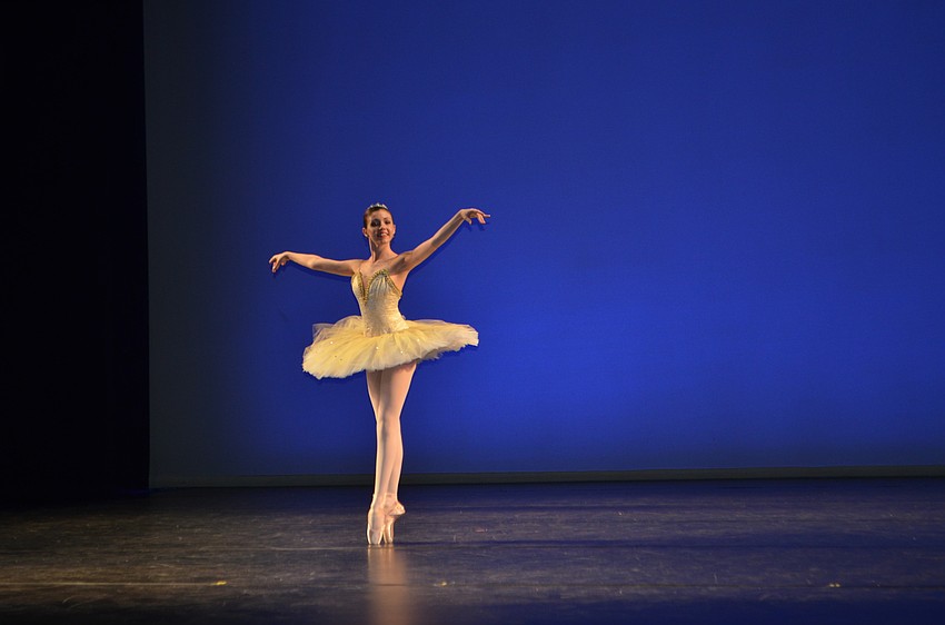 Claire Boren performed a solo at the second annual Tea & Tutus event on Oct 1. Following a ballet performance, guests enjoyed tea and light snacks and appetizers.