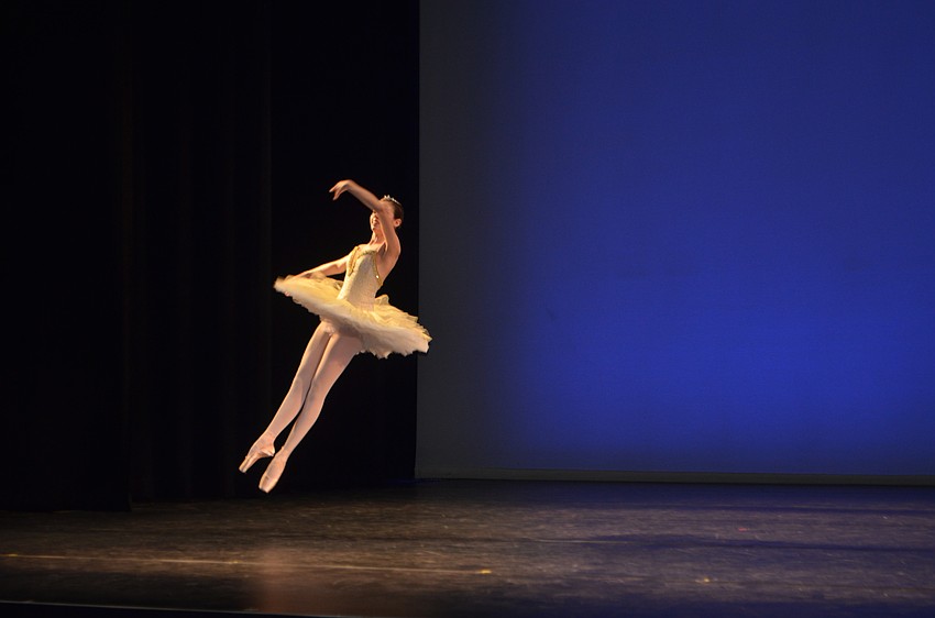 Claire Boren, a  Margaret Barbieri Conservatory dancer, performed a solo at the second annual Tea & Tutus event on Oct 2. Following a ballet performance, guests enjoyed tea and light snacks and appetizers.