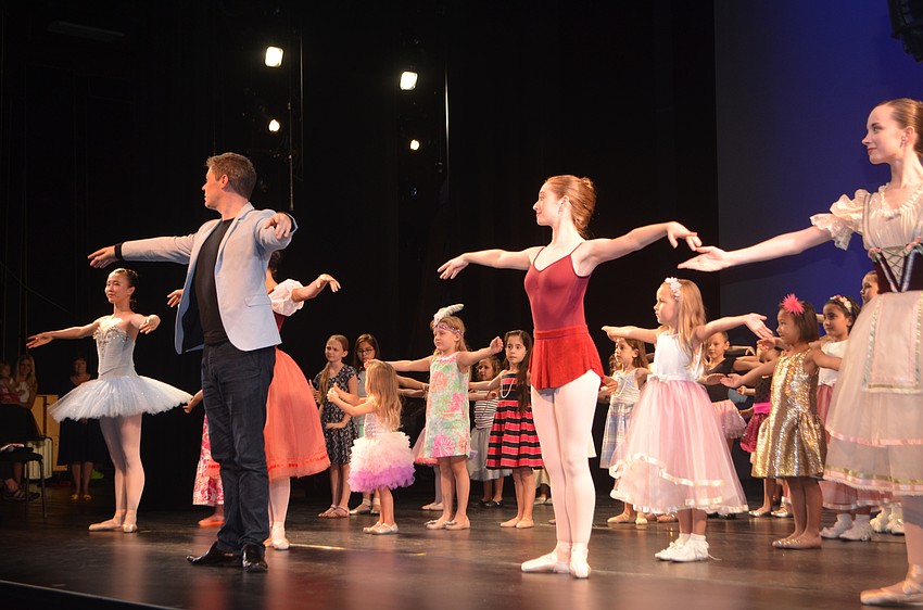Audience members got to perform on stage alongside Sarasota Ballet Conservatory dancers.