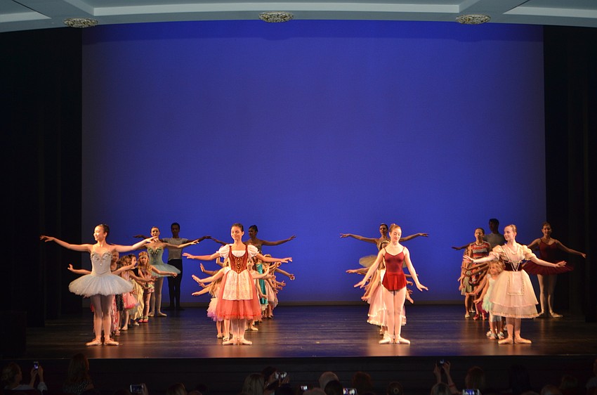 Audience members got to perform on stage alongside Sarasota Ballet Conservatory dancers.