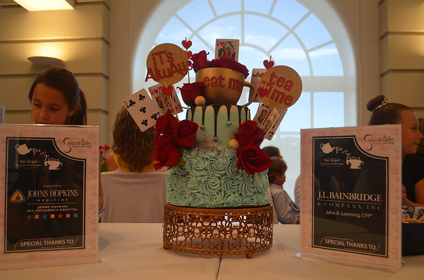 Guests enjoyed this cake after tea and lunch. The second annual Tea & Tutus event was on Oct. 1 at the FSU Center for Performing Arts.
