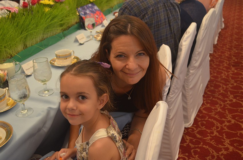 Donna Xynidis with daughter Natalie, 6