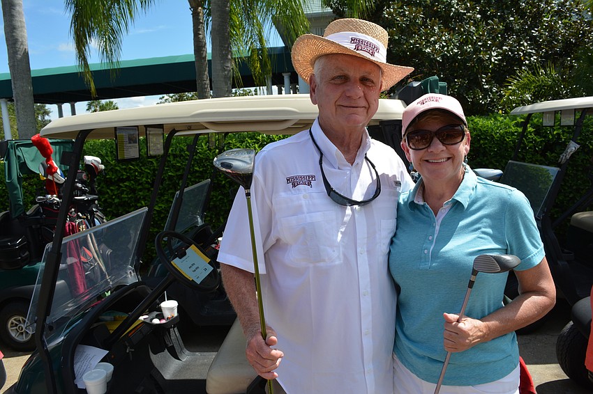 Bill Mann and Michele Mann of Eustis drove three hours to support the Elks cause.