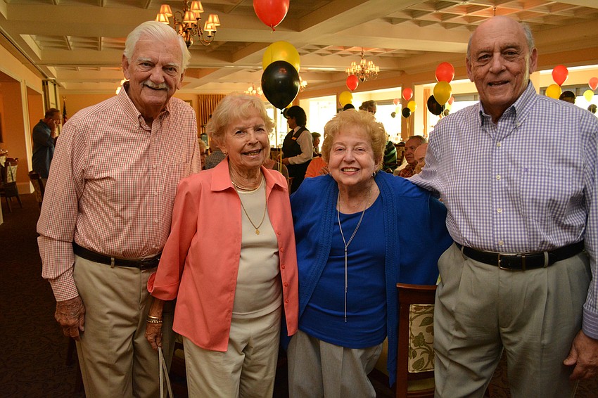 Ace and Mickey Boughton joined Anita and Gordon Didio for dinner.