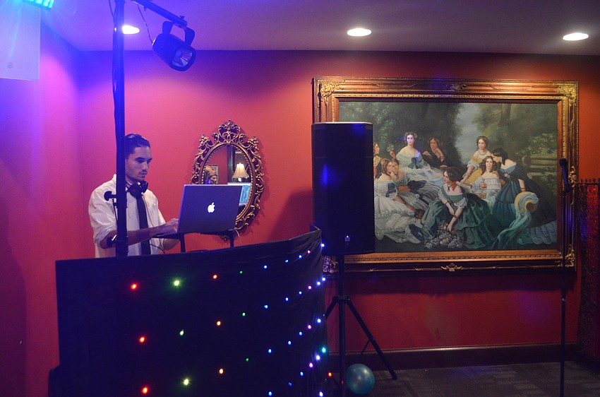 After the speeches, a DJ provided entertainment for the crowd.