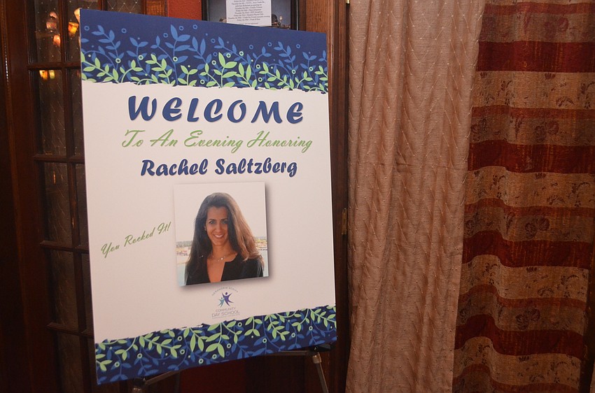 Rachel Saltzberg was the guest of honor on Oct 1. as supporters of the Hershorin Schiff Community Day School gathered to recognize her commitment to the school.