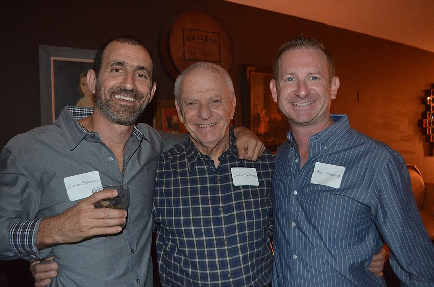 Darren, Sasha and Steven Saltzberg