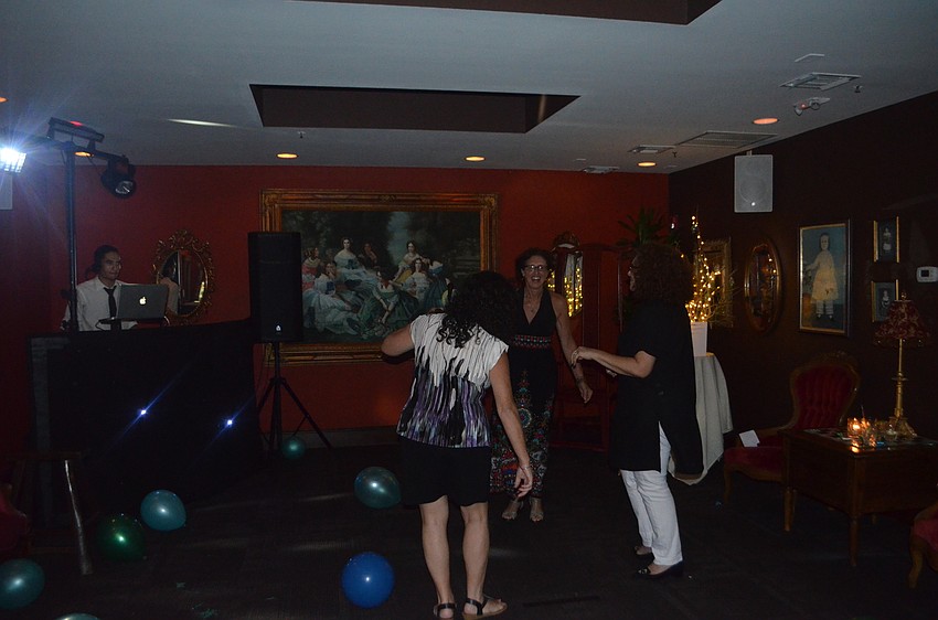 After speeches were made, guests danced and enjoyed cocktails and appetizers.