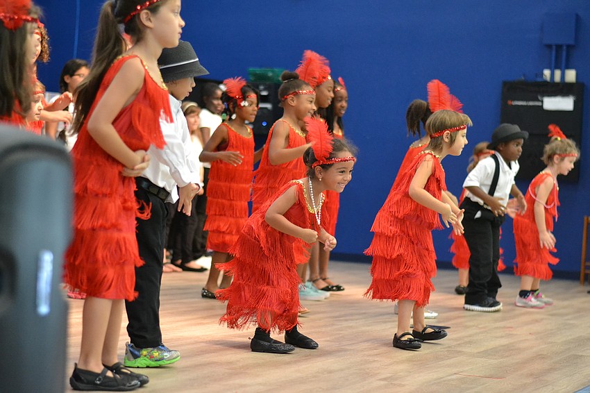 Members of the Broadway Club at Bay Haven School of Basics Plus perform numbers reminiscent of the 1920s jazz era when the school first opened it's doors.