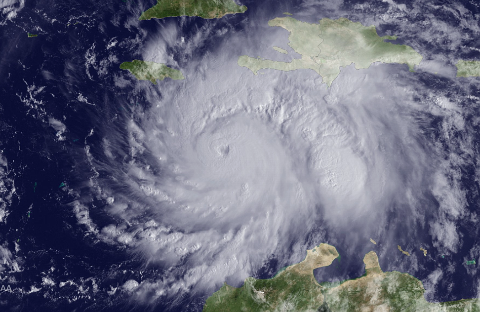 Hurricane Matthew is churning through the Caribbean Sea.