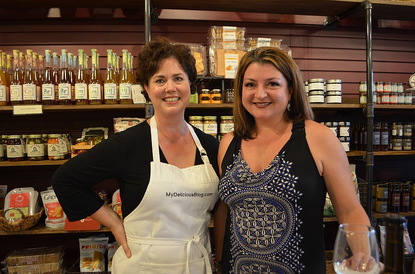 Chef Nicole Coudal and A Savory Palate owner Paulette Callender