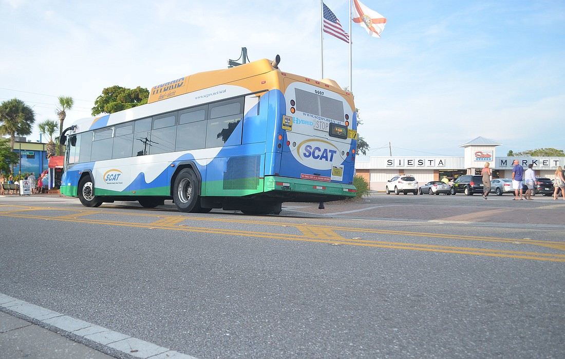The Siesta Key Village Association is pursuing a partnership with SCAT to install a trolley on the island by December.