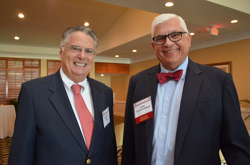 Financial committee chair Armando Linde and social chairman Bob Klosterman