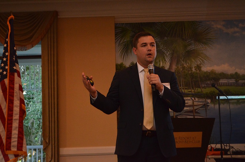 Speaker Christian Ziegler addressed the crowd with a speech on “It’s not just about Trump vs. Clinton. There is much more at stake. Our Republican value and way of life are at risk.”