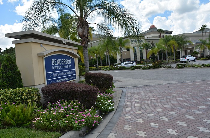 Benderson Development has long considered an expansion to its existing headquarters off Cooper Creek Boulevard, said Todd Mathes, the company's director of development. It currently uses about 18,000 square feet of space behind Home Depot for storage.