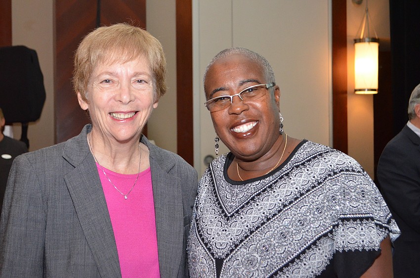 Nora Patterson and Sarasota County Commissioner Carolyn Mason