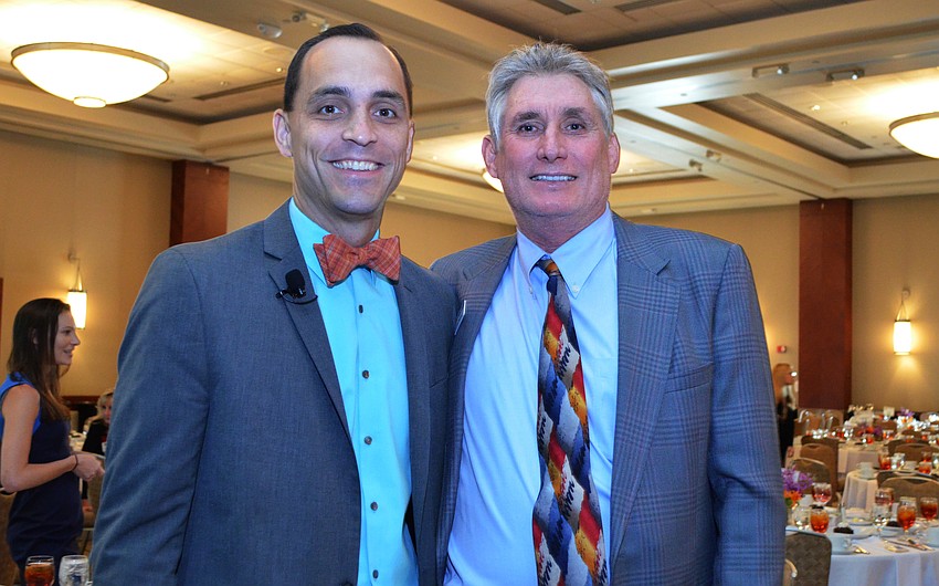 Greater Sarasota Chamber of Commerce President and CEO Kevin Cooper and Jon Thaxton