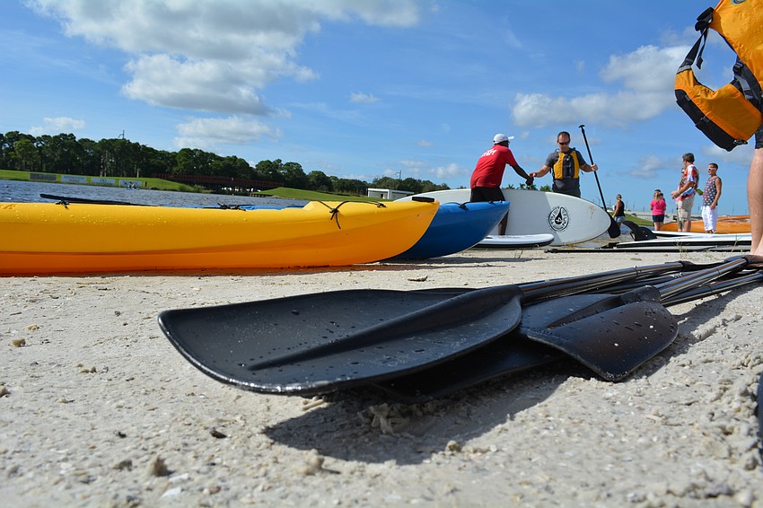 Attendees could try canoeing, kayaking and paddle boarding.