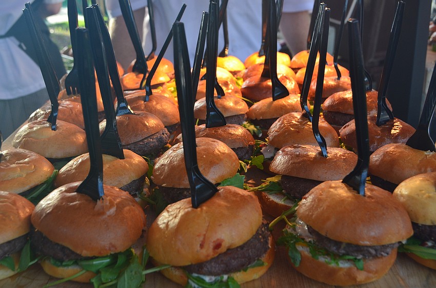 Waygu sliders from Lido Beach Grille