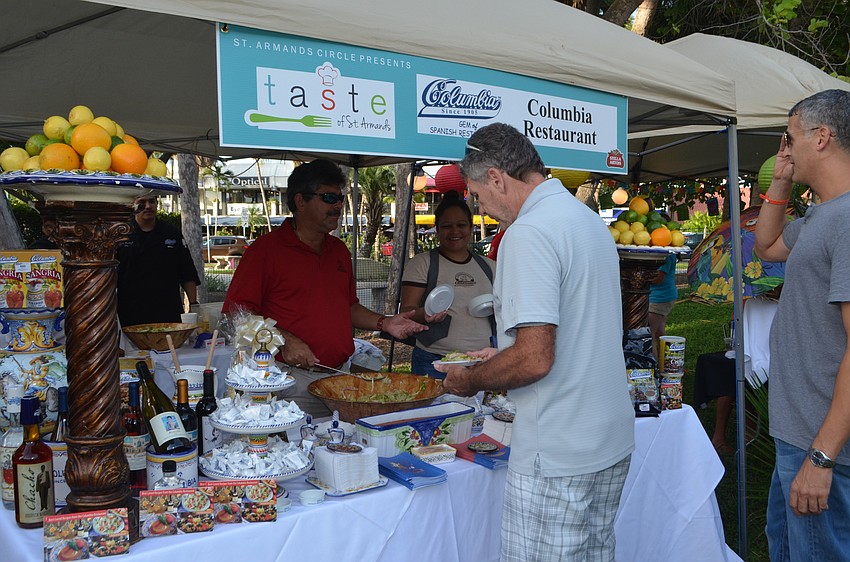 Over 19 restaurants participated in the 7th annual Taste of St. Armands on Oct. 8, including The Columbia Restaurant.