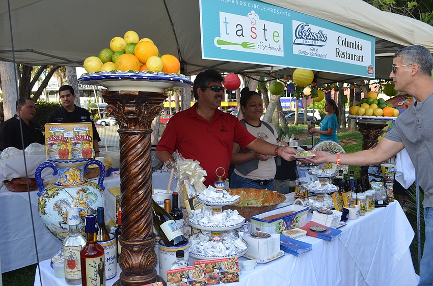 Over 19 restaurants participated in the 7th annual Taste of St. Armands on Oct. 8, including The Columbia Restaurant.