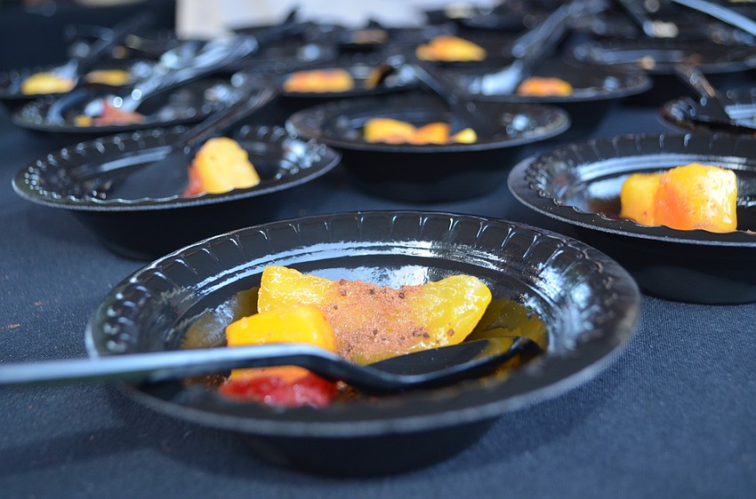 Fruit with Tropical Cocoa Blend from the Spice and Tea Exchange