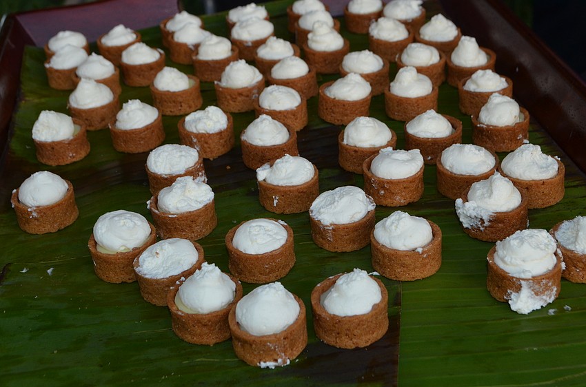 Key lime tarts from Tommy Bahama Restaurant and Bar