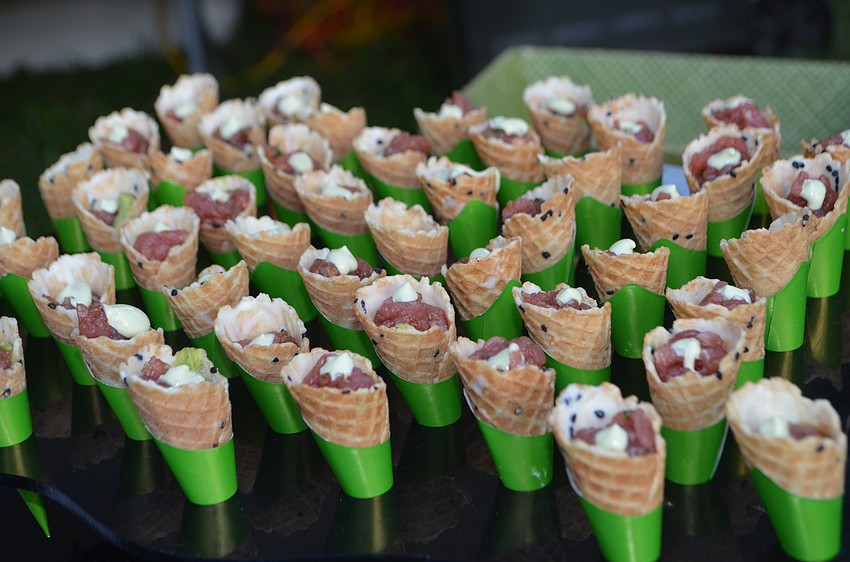 Ahi tuna pokes from Tommy Bahama Restaurant and Bar