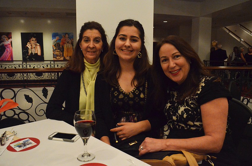 Lisa and Isabella Chelekis with Marian Kennell
