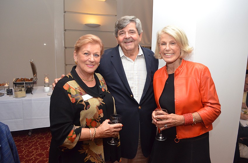 Charlotte Hedge, Tim Metz and Panelist Geraldine Fabrikant