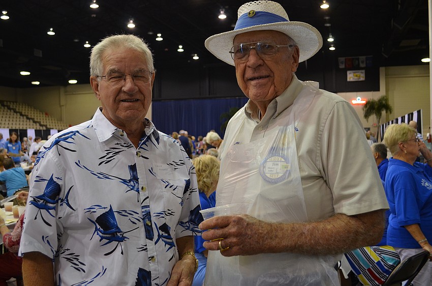 Irvin Slabach and Jim Henry