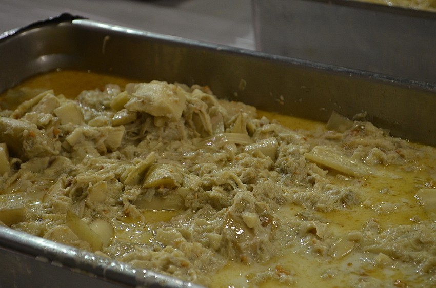 The pioneer staple of swam cabbage is one of the main attractions for the picnic.